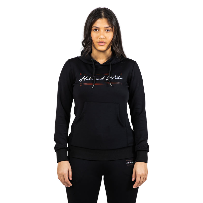 Hubb & Wills For Her Scripto Tracksuit - Black