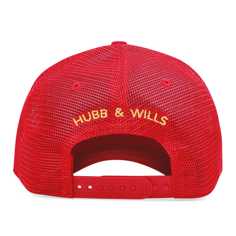 Red and Gold Cap