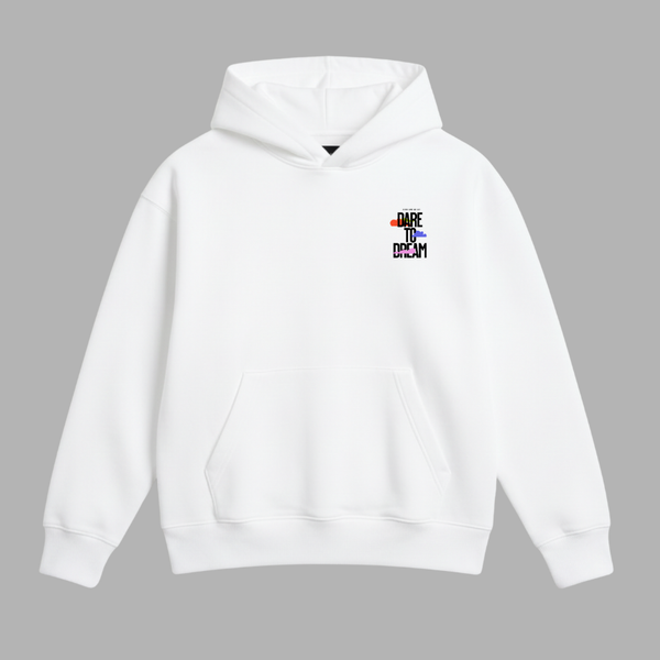 Dare To Dream Hoodie - White