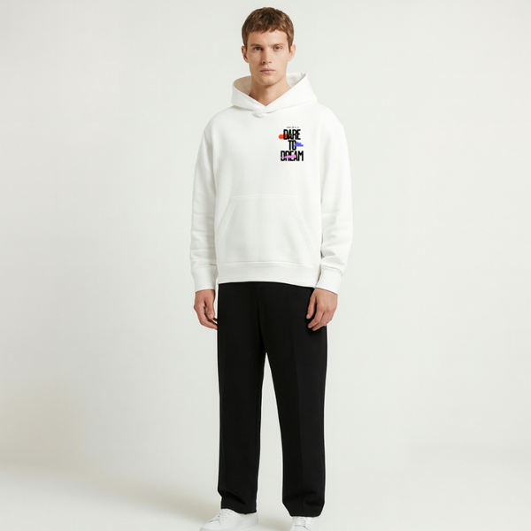 Dare To Dream Hoodie - White