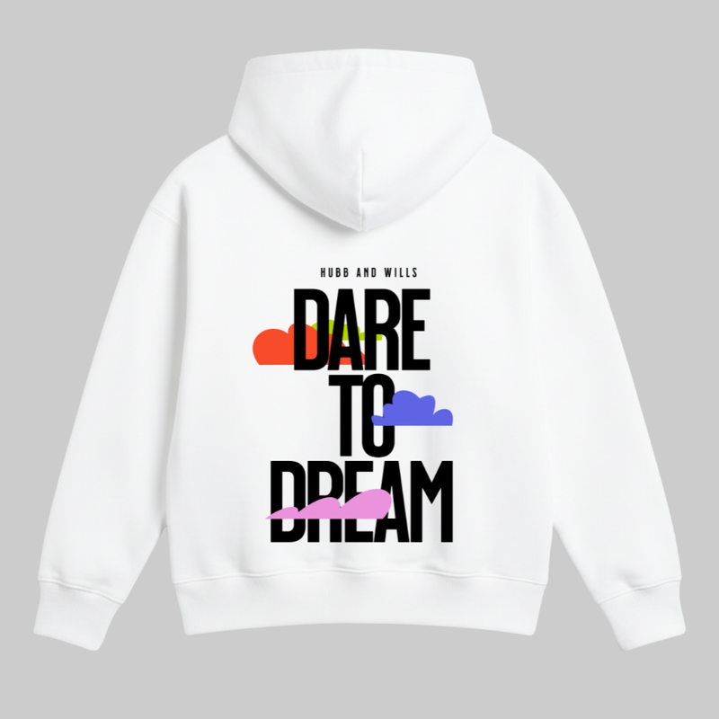 Dare To Dream Hoodie - White