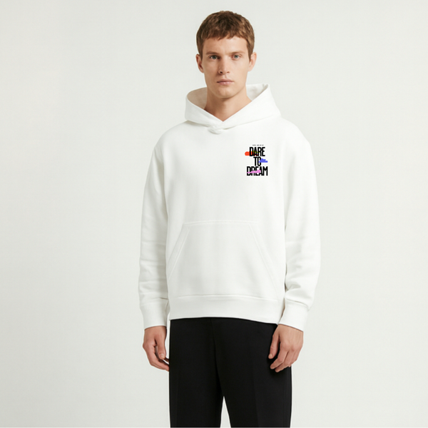 Dare To Dream Hoodie - White