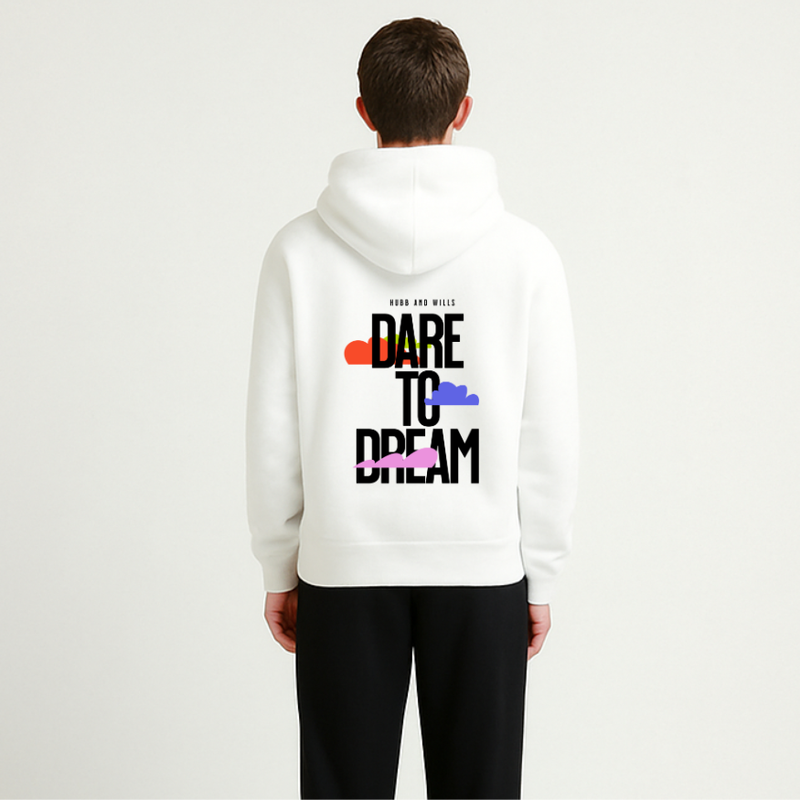 Dare To Dream Hoodie - White