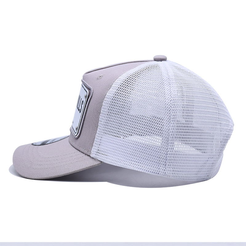 Aluminium Patch Hat - Beige