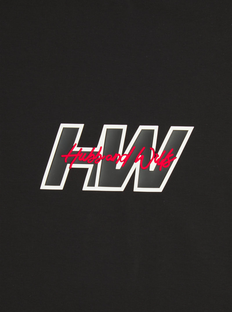 Signature Block Tee - Black