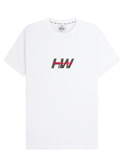 Signature Block Tee - White