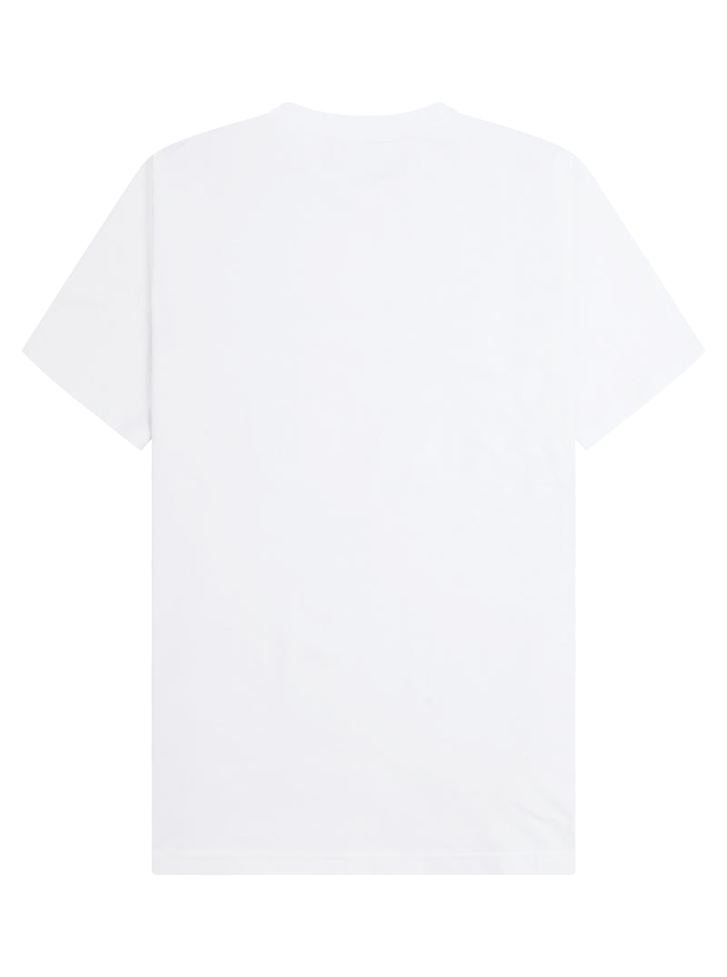 Signature Block Tee - White