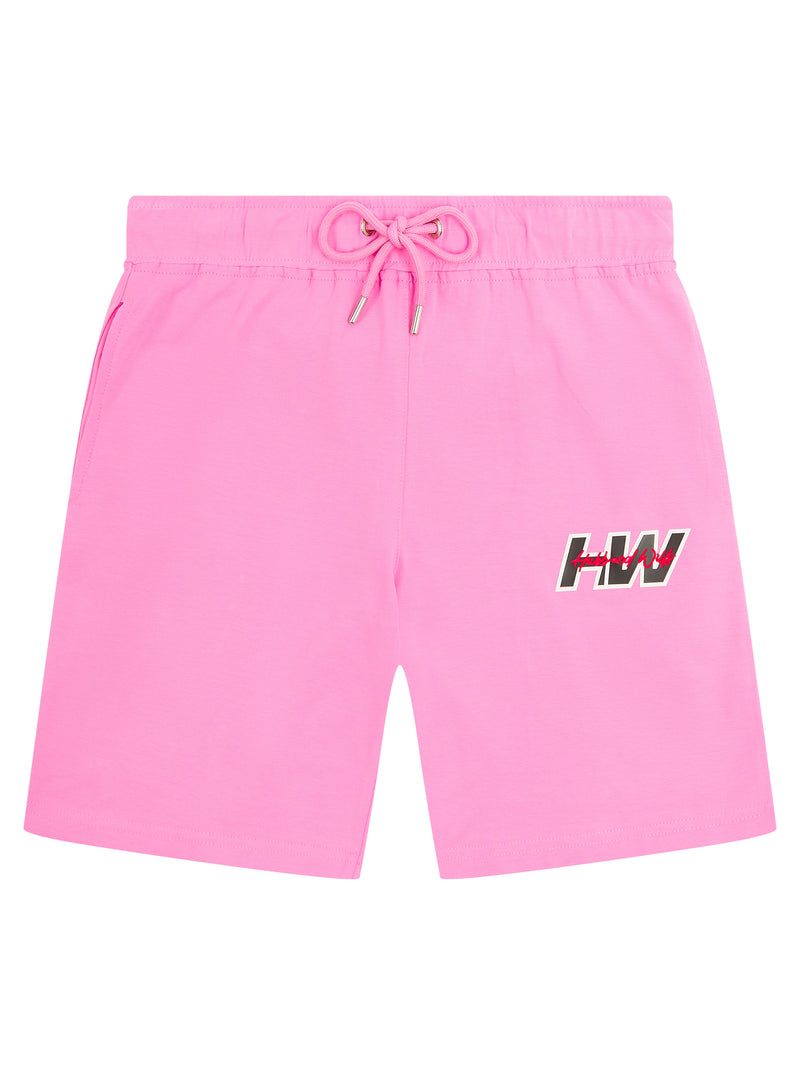 Signature Block Shorts - Pink