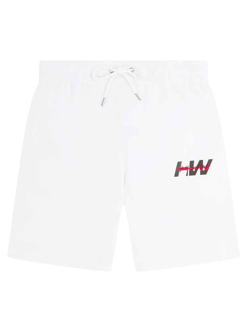 Signature Block Shorts - White