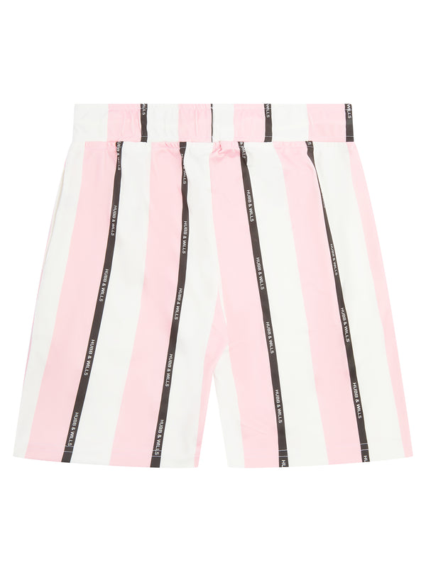 Stripe Print Short - Pink