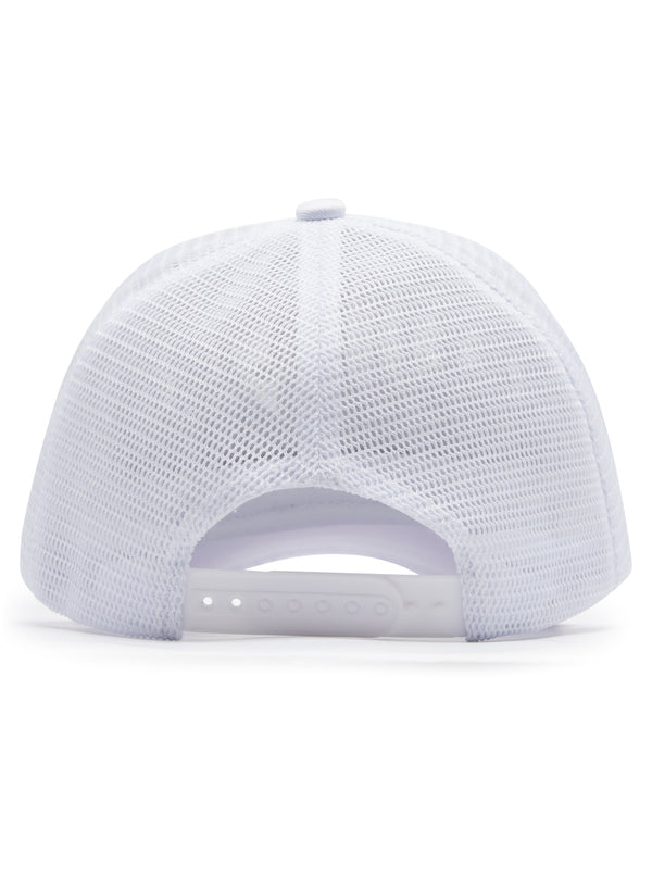 Aluminium Patch Hat - White/Red