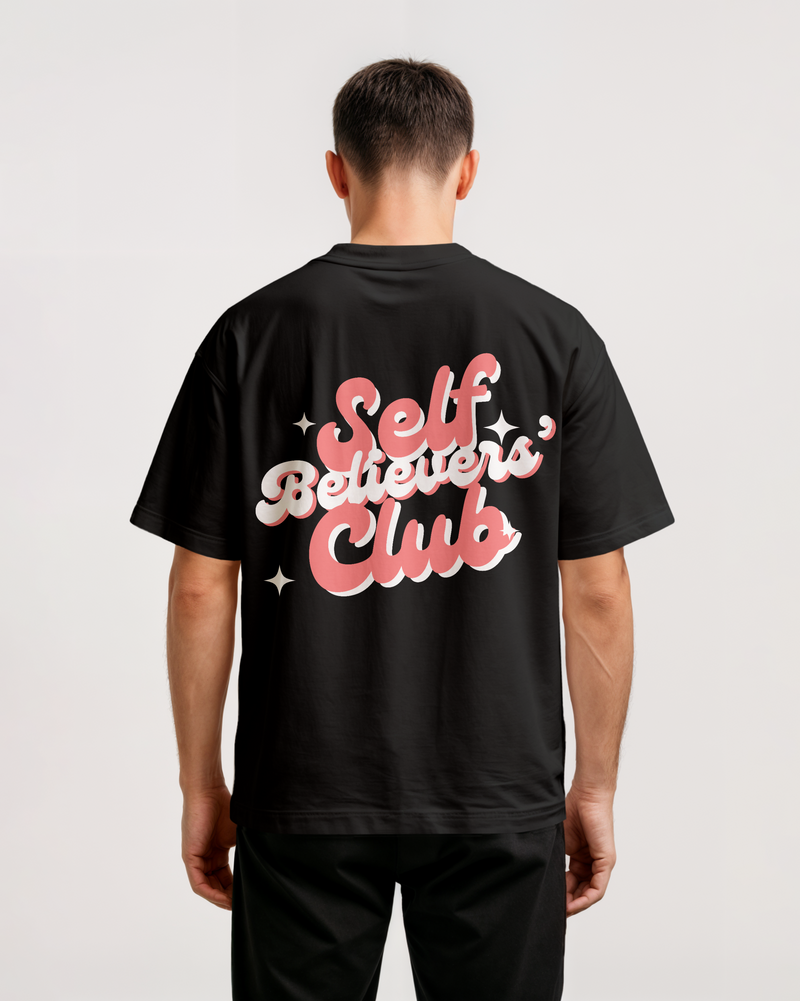 Hubb and Wills Self Believers' Club Tee – Black
