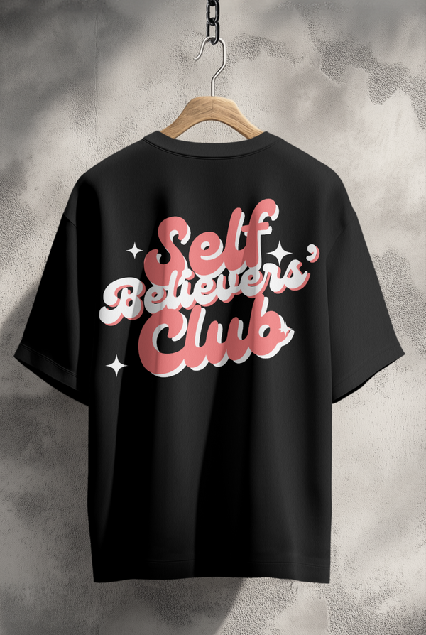 Hubb and Wills Self Believers' Club Tee – Black