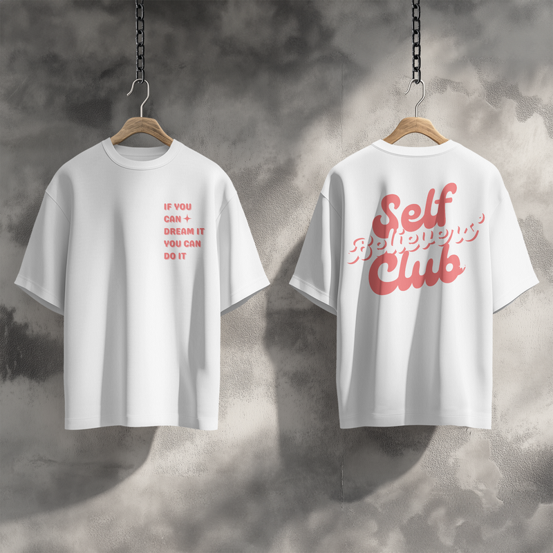 Hubb and Wills Self Believers' Club Tee – White