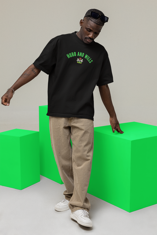 Hubb and Wills Nigeria Tshirt - Black
