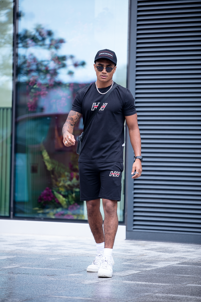 Signature Block Shorts - Black