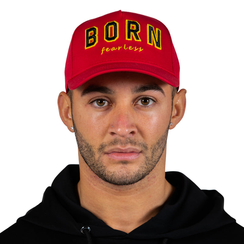 Red and Yellow Cap