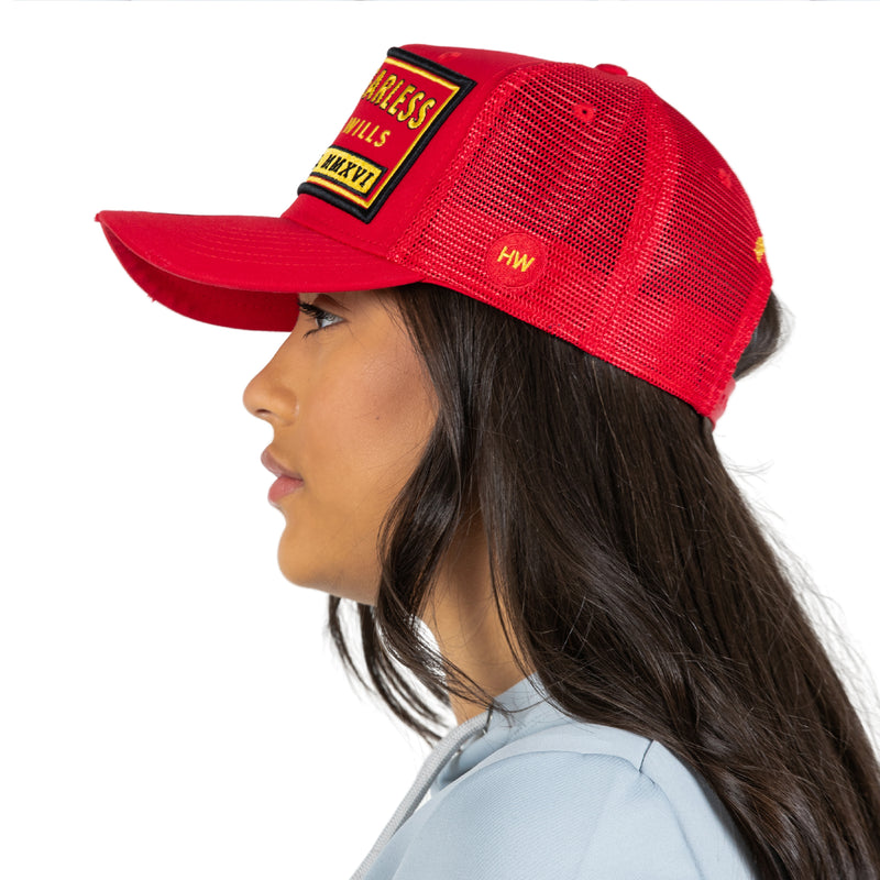 Red and Gold Cap