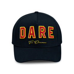 Denim Blue and Red Cap