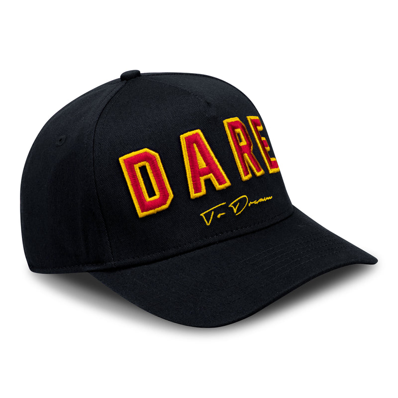 Denim Blue and Red Cap