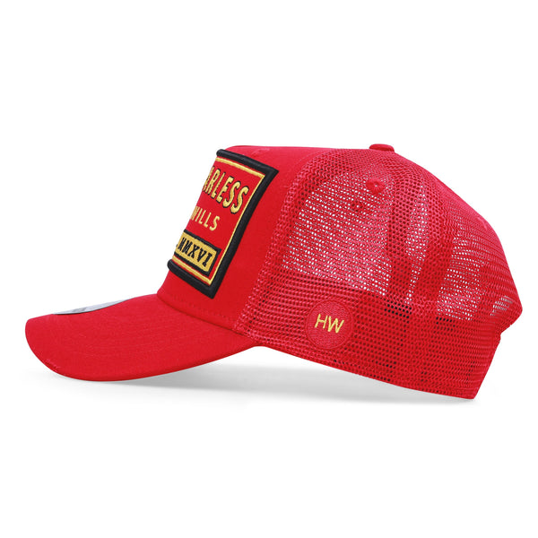 Red and Gold Cap