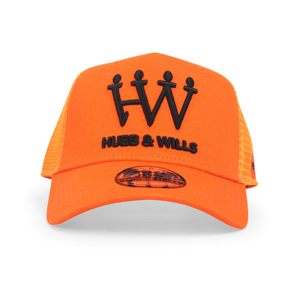 Orange/Black Trucker Hat