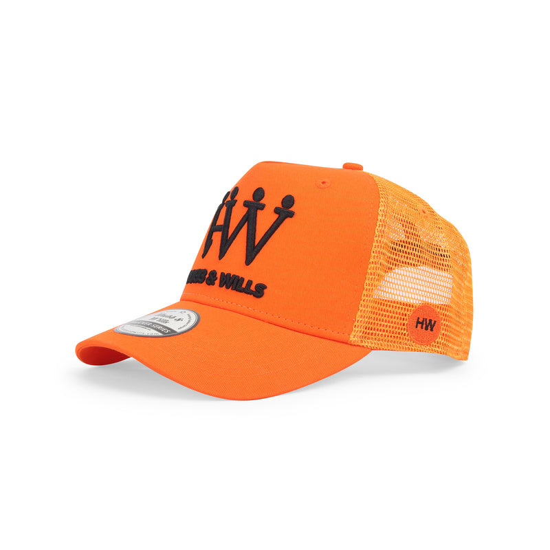 Orange/Black Trucker Hat