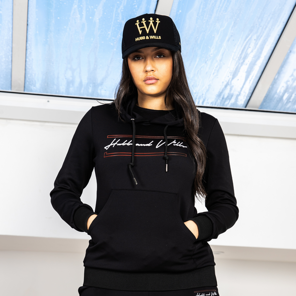 Hubb & Wills For Her Scripto Tracksuit - Black
